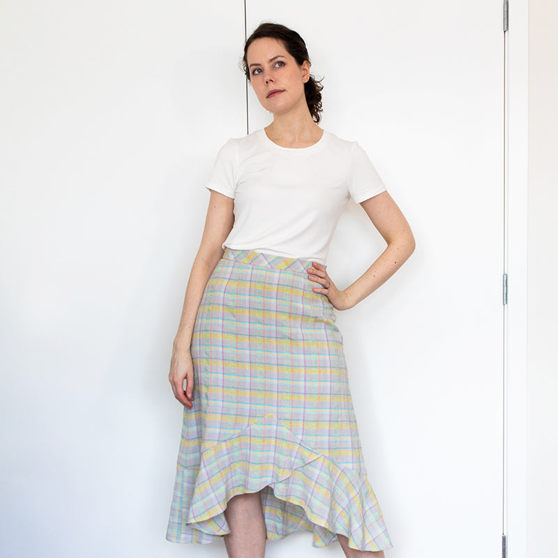 Summer Sewing Tutorial: 3 Simple Linen Skirts - YouTube