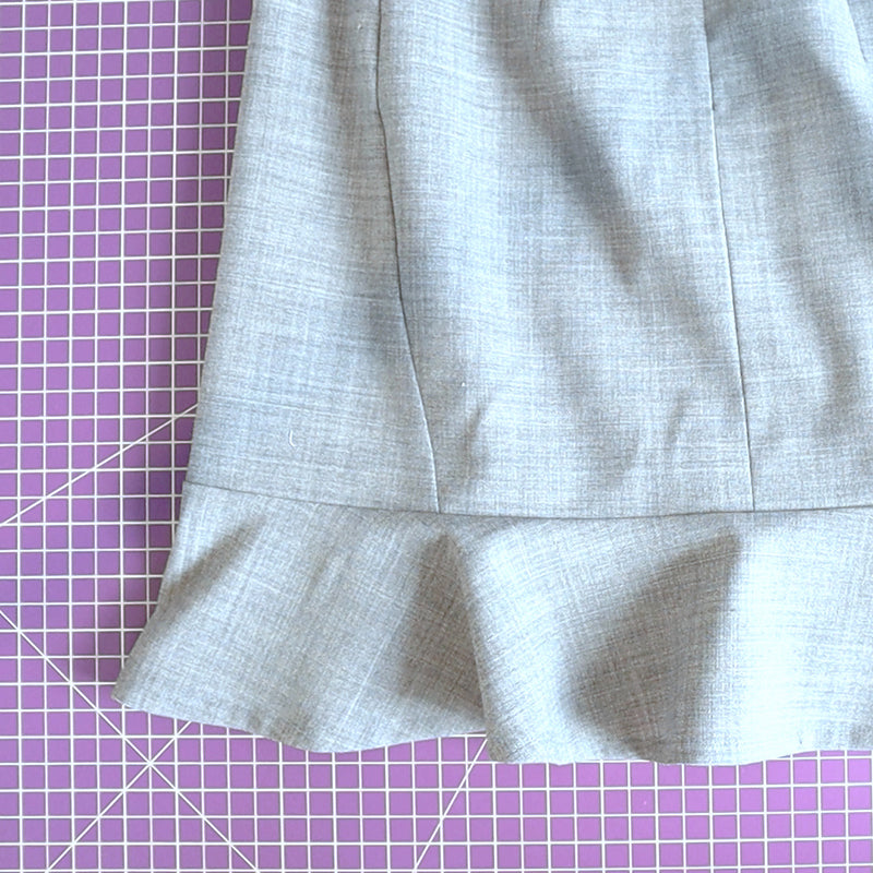 Pattern hack! How to create a hem flounce