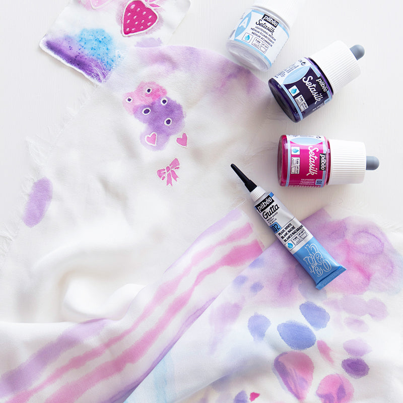 Exploring fabric painting: creating a watercolour garment - Forget
