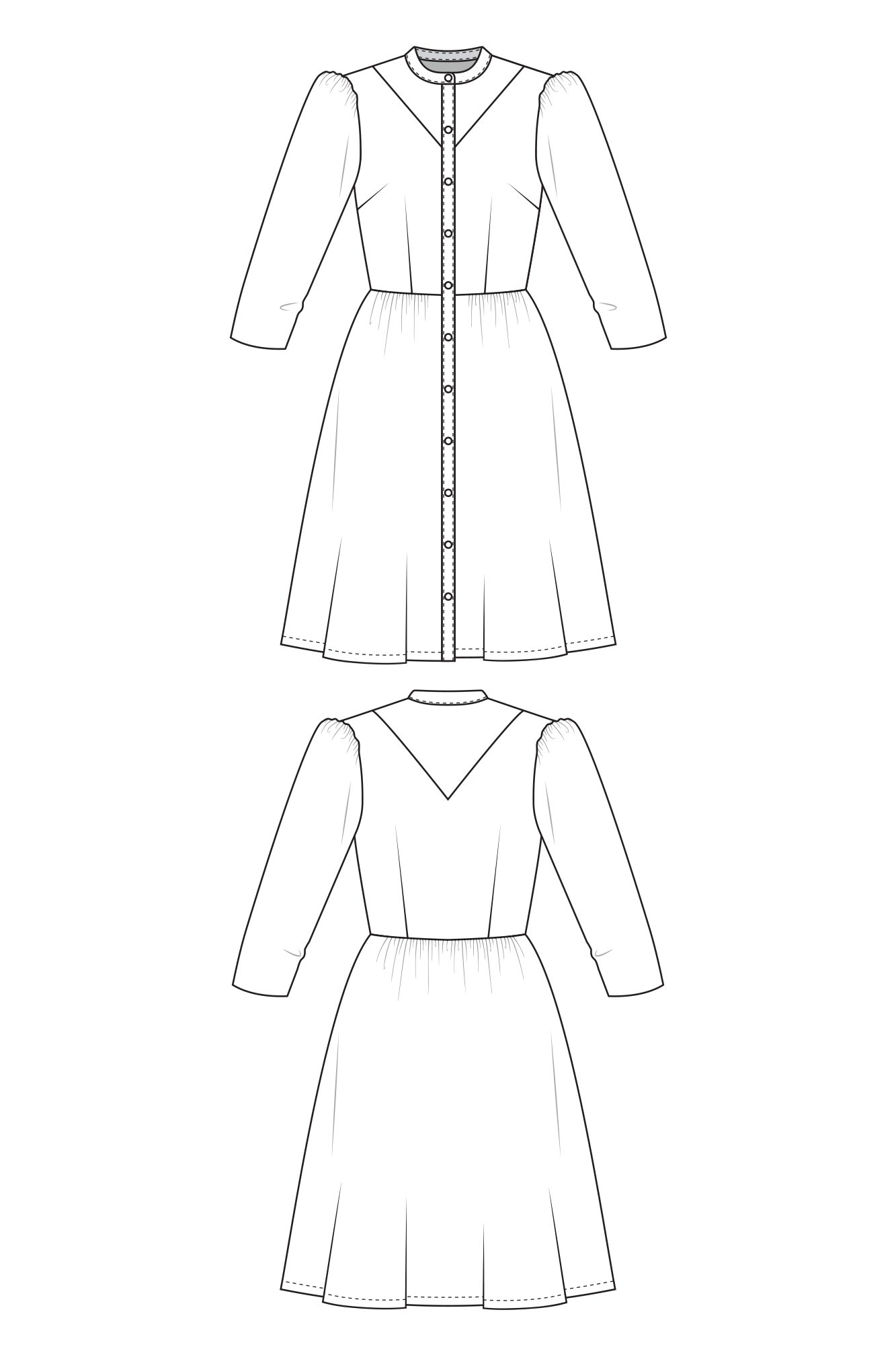 Kelly - Shirt Dress (PDF pattern) - Forget-me-not Patterns Kelly - Shirt Dress (PDF pattern) - Forget-me-not Patterns