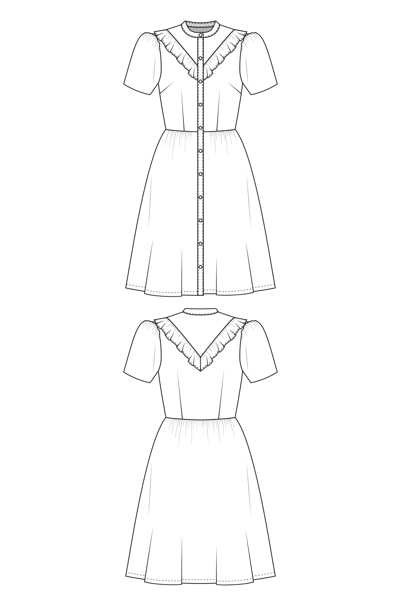 Kelly - Shirt Dress (PDF pattern) - Forget-me-not Patterns Kelly - Shirt Dress (PDF pattern) - Forget-me-not Patterns