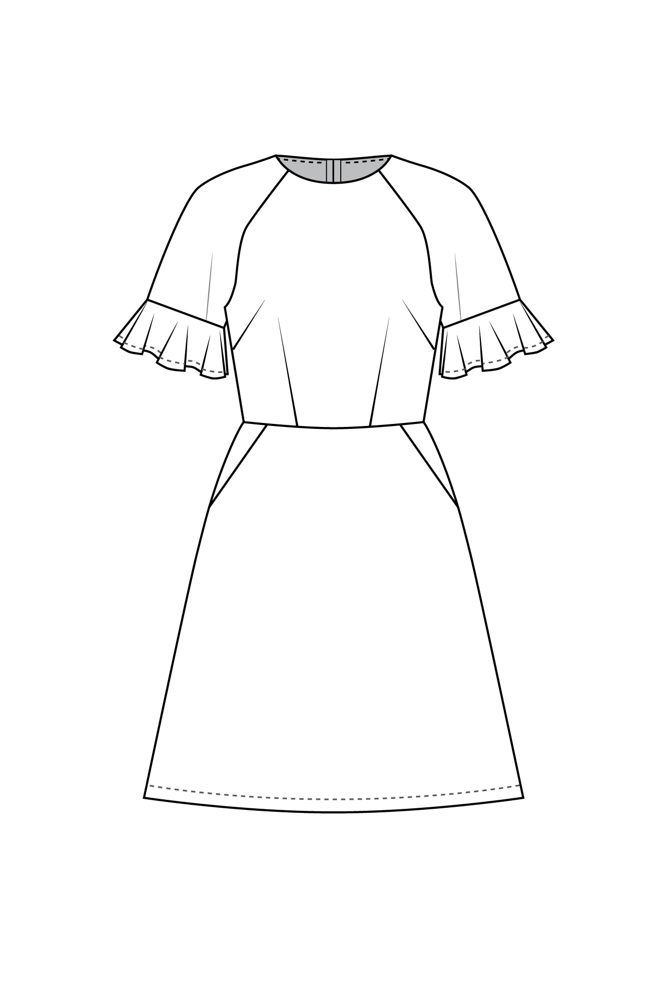 Valerie - Raglan dress (PDF pattern) - Forget-me-not Patterns Valerie - Raglan dress (PDF pattern) - Forget-me-not Patterns