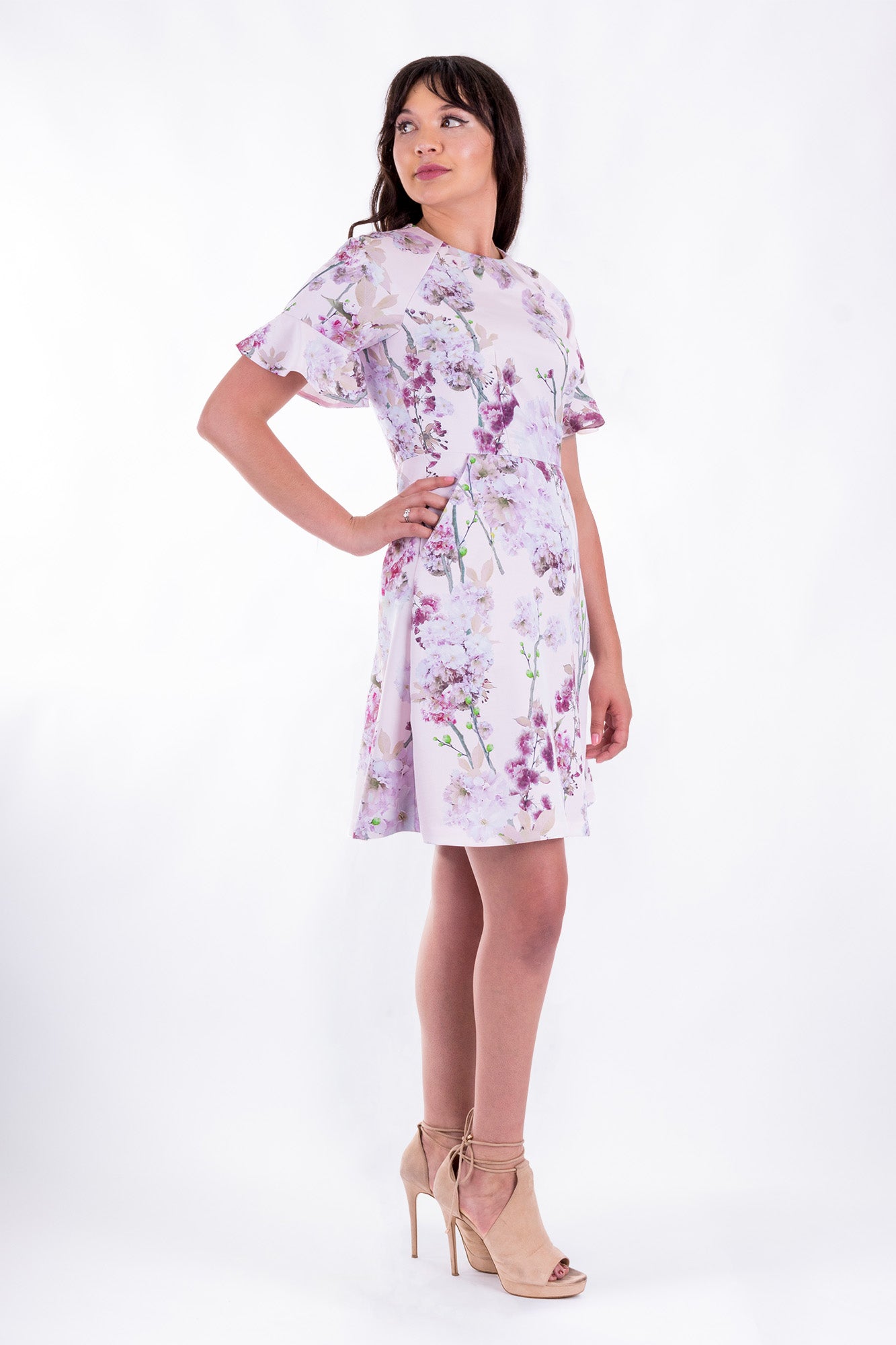 short dress patterns with sleeves Simple Short Sleeve Aline Mini Dress Sewing Pattern, Round Neck Mini Dress, Easy Dress Pattern, Sundress Pattern, Size; US2 to 30, XS to 4XL