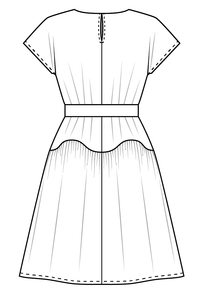 Gemma - Tie belt (Free PDF pattern) - Forget-me-not Patterns