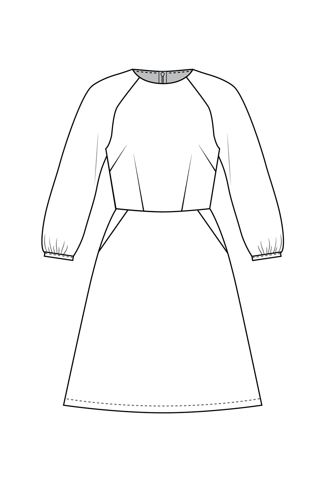 Valerie - Raglan dress (PDF pattern) Valerie - Raglan dress (PDF pattern)