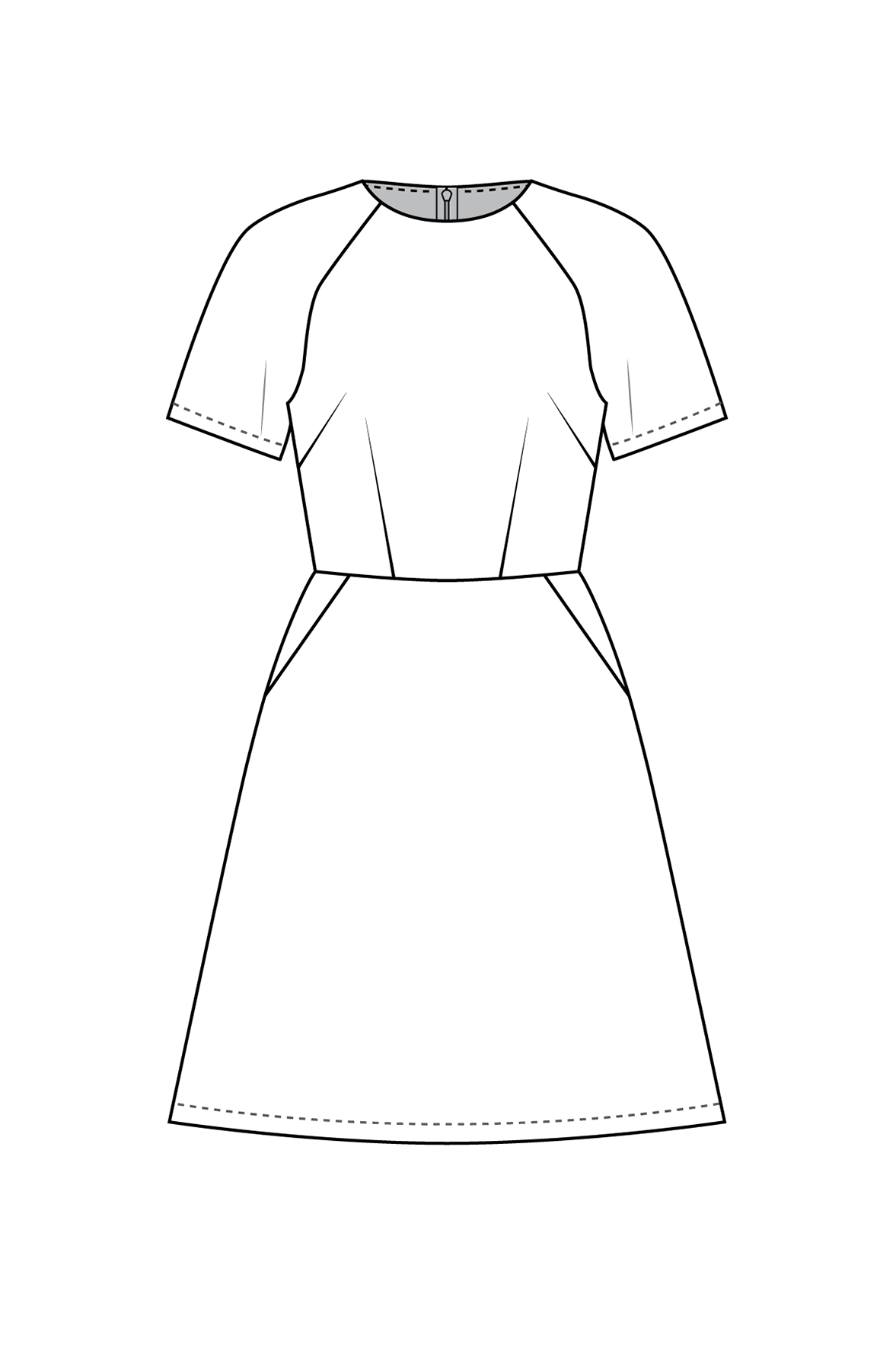 Valerie - Raglan dress (PDF pattern) - Forget-me-not Patterns Valerie - Raglan dress (PDF pattern) - Forget-me-not Patterns